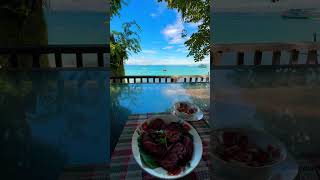 Breakfast at Koh samet  Baan Ploy Restaurant shorts youtubeshorts feed food scenery location [upl. by Oscar669]