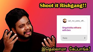 QampA  First Ever Shoot It Rishgang Episode1  RishGang  RishiPedia  Tamil [upl. by Wolfie969]