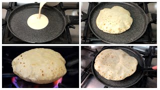 10 Minutes Recipe  The Perfect Roti Phulka Chapati   No knead  No Rolling 🙂 [upl. by Ppilihp]