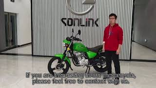 Sonlink GN Cruiser Chopper Motorcycle for African and Latin America Market [upl. by Donatelli422]