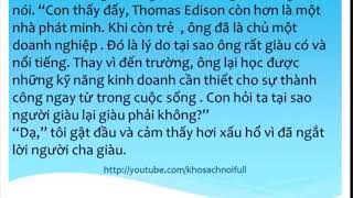 Dạy con làm giàu Tập 11 Trường dạy kinh doanh cho những người thích giúp đỡ người khác [upl. by Ennairb]