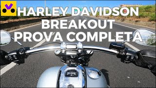 Harley Davidson Breakout  Test Ride completo [upl. by Egief]