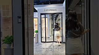 Automatic folding doorArchitectural DesignFolding doorsAluminum Doors and Windows [upl. by Kandace862]