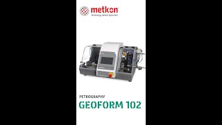 METKON GEOFORM 102 thinsection petrography mineralogy concretepetrography gemology mining [upl. by Shulman]