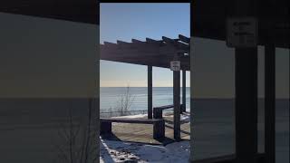 শীতের সকালে লেক ভিউ পার্ক কানাডা Lake View Park Oshawa Canada [upl. by Devina25]