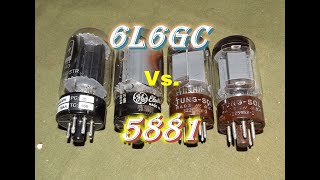 GE 6L6GC vs TUNG SOL 5881 Vintage Tube Comparison You make the call [upl. by Alejo803]