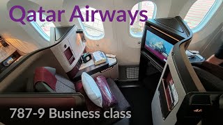 Qatar Airways second best business class  7879 Adient Ascent [upl. by Fulvi812]