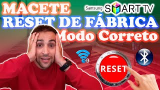 RESET de fábrica TV Samsung  MENU SECRETO  Modo CORRETO [upl. by Azil18]