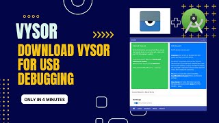 ▶️Complete Vysor Tutorial  Download Vysor for USB Debugging  Download Emulator externally [upl. by Ellie789]