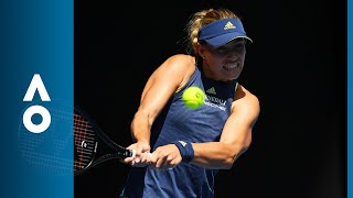 Convincing Kerber takes first set against Keys QF  Australian Open 2018 [upl. by Lehplar118]