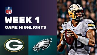 Packers vs Eagles Week 1 NFL Game Highlights [upl. by Nasus]