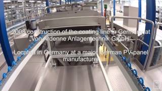 VON ARDENNE Wafer Metallizer WM 70 HC HIGH END COATING LINE [upl. by Cassilda]