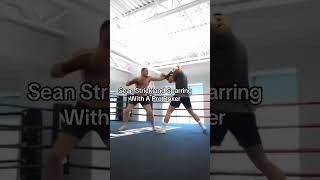 Sean Strickland Sparring a Pro Boxer [upl. by Hausner]