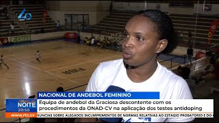 Equipa de andebol da Graciosa descontente com os procedimentos da ONADCV na aplicação dos testes [upl. by Annibo]