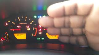 Nissan Navara D40 instrument panel test [upl. by Ayiak]