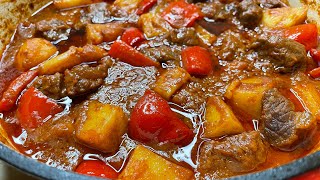 EASY AND DELICIOUS GOULASH RECIPE  GOULASH RECIPE  TRY THIS WITH RICE 😋😋😋 [upl. by Adnahsor]