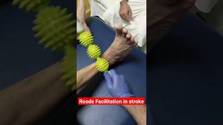 ROODS facilitation Technique in StrokeFlaccidityparalysisparalympicsphysiotherapystrokerecovery [upl. by Eiramnwad96]