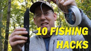 10 Best Fishing Hacks [upl. by Ahsitel]