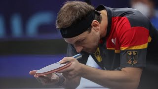 Throwback  Timo Boll vs Hugo Calderano  FINAL  German Cup [upl. by Anuahc]