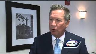 Bush Kasich optimistic at chances in NH [upl. by Lattonia555]