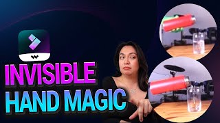 Invisible hand trick video edit  Chroma Key  FilmoraGo Mobile Editing Tutorial [upl. by Eldoria]