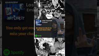 Lose Yourself Eminem loseyourself eminem spotify lyrics music rap hiphop eminemshorts [upl. by Jilli]