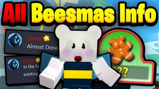 ALL BEESMAS RELEASE INFO  Bee Swarm Simulator Update [upl. by Legra]