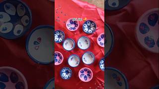 Mini decorated diya🪔 happydiwali diwalicelebration diydiya diya newsong rahulvaidya [upl. by Hpeosj697]