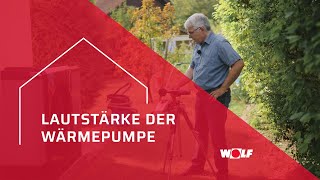 Die Lautstärke der Wärmepumpe [upl. by Anirok]