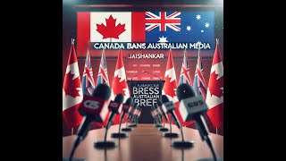 Canada banned Jaishankar press meet in Australia [upl. by Ytnom]