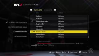 Warrior Theme UFC 2  EA Bonus Tracks [upl. by Melnick]