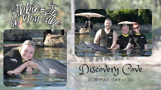 Discovery Cove Vlog Dolphin Swim and SeaVenture POV April 2024 [upl. by Veronika135]