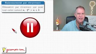 Raisonnement par récurrence ♦ Inégalité ♦ 2n ⩾ n1 ♦ Terminale spécialité mathématiques [upl. by Cirdor150]