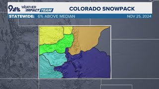 Denver weather What Colorados incoming snowstorm means for the states snowpack holiday travel [upl. by Ellocin]