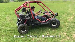 Buggy Dazon 250cc stock engine ATV side by side Hill Climb [upl. by Bedad]