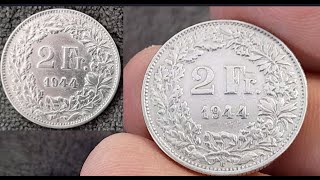 Switzerland 2 francs 1944 [upl. by Wehrle]