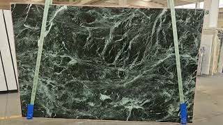 Verde Tinos  The marble with a dark green background and white veins [upl. by Gabbert]