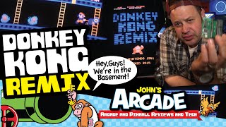 DONKEY KONG REMIX Arcade Mod with D2K  How to install plus Gameplay REVIEW [upl. by Nnaarat]