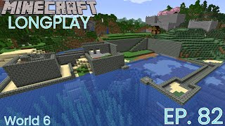 Planning A Harbour  Ep 82  Minecraft Survival 121  No Commentary [upl. by Ashjian271]