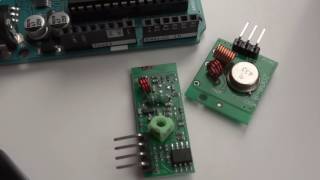 Arduino 433mHZ TransmitterReciever part 1 of 2 [upl. by Nwahsir]