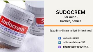 SUDOCREM Antiseptic Healing cream one skincare many uses of SUDOCREM pt 1  Benefits of SUDOCREM [upl. by Cello236]