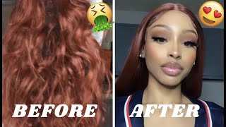 HOW TO REVIVE A SYNTHETIC WIG BEGINNER FRIENDLY [upl. by Fran789]