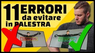 11 ERRORI da evitare in PALESTRA  NON fare questo [upl. by Eniarral]