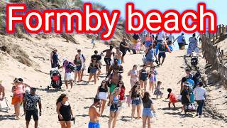 Explore the Formby Beach in the UK UK travelvlog  liyafromuk  UK best beach ⛱️ [upl. by Meakem603]