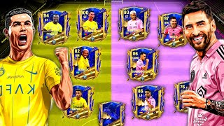 Al Nassr X Inter Miami  Best Special X Squad Builder  Messi X Ronaldo  FC Mobile 24 [upl. by Kasevich]