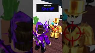 WHATS YOUR ROLE MEME MM2 roblox shorts mm2 [upl. by Ynnal]