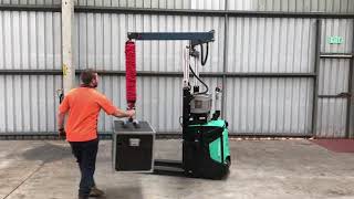 EPJ Mounted vacuum lifter with articulated jib crane [upl. by Bogey]