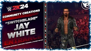 ‘Switchblade’ Jay White WWE 2K24 Entrance Top Moves Signatures Finishers amp Victory Motion [upl. by Sezen]