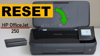 HP OfficeJet 250 Printer Reset To Factory Default [upl. by Notneb]