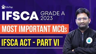 IFSCA Grade A Exam Preparation  Important MCQs of IFSCA Act GIFT City  IFSCA Grade A Syllabus [upl. by Colbye]